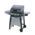 3-Brenner Gas Grill mat Säit Brenner